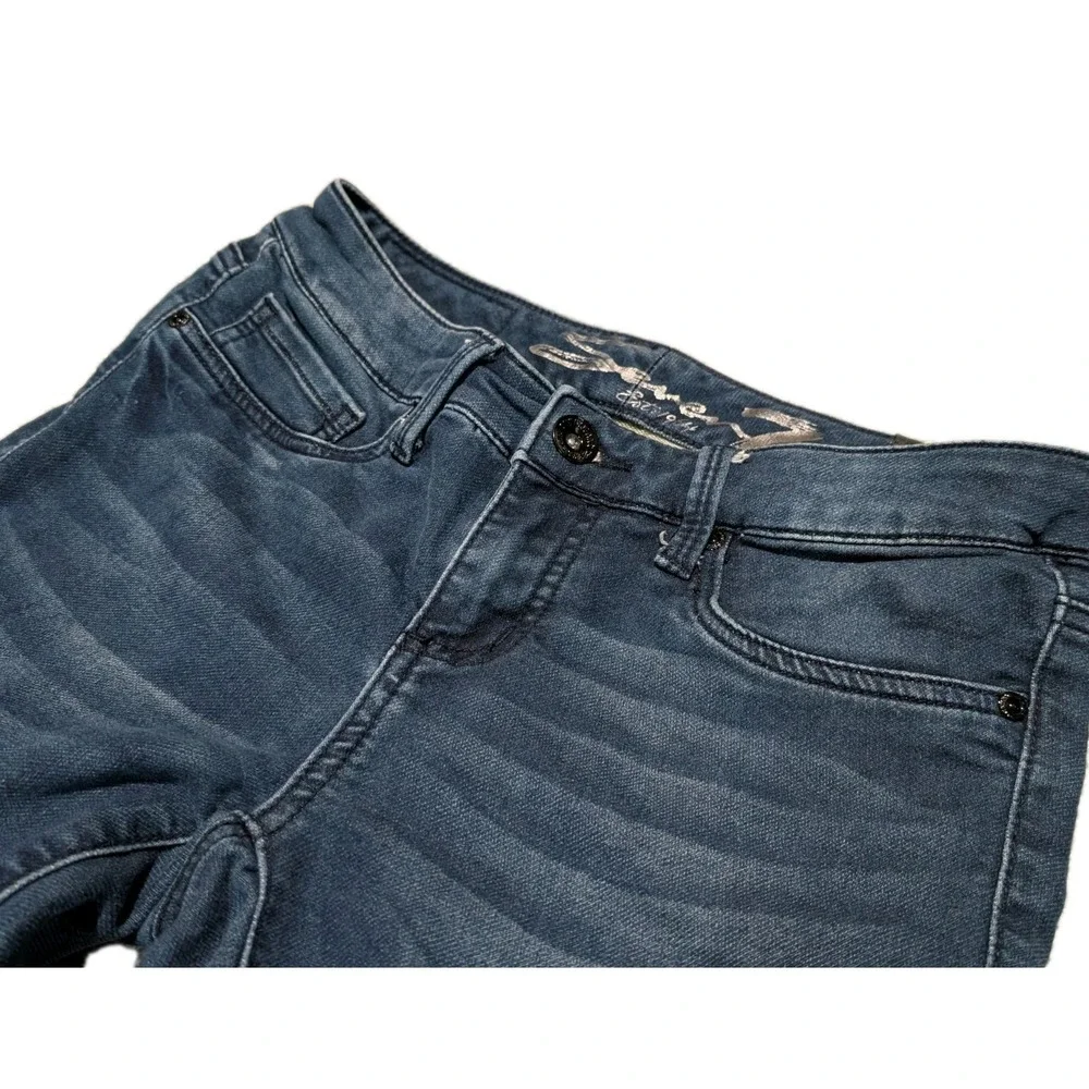 Seven7 Women's Legging Dark Wash Jeans w/Seamed Legs - Size‎ 4 Skinny